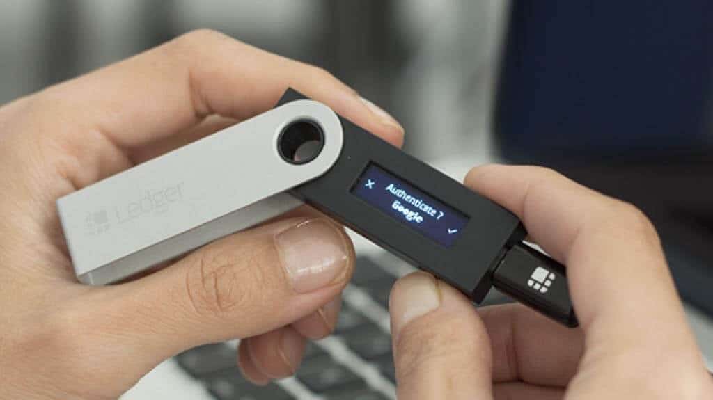 Button am Ledger Nano S