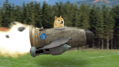 Dogecoin Rakete