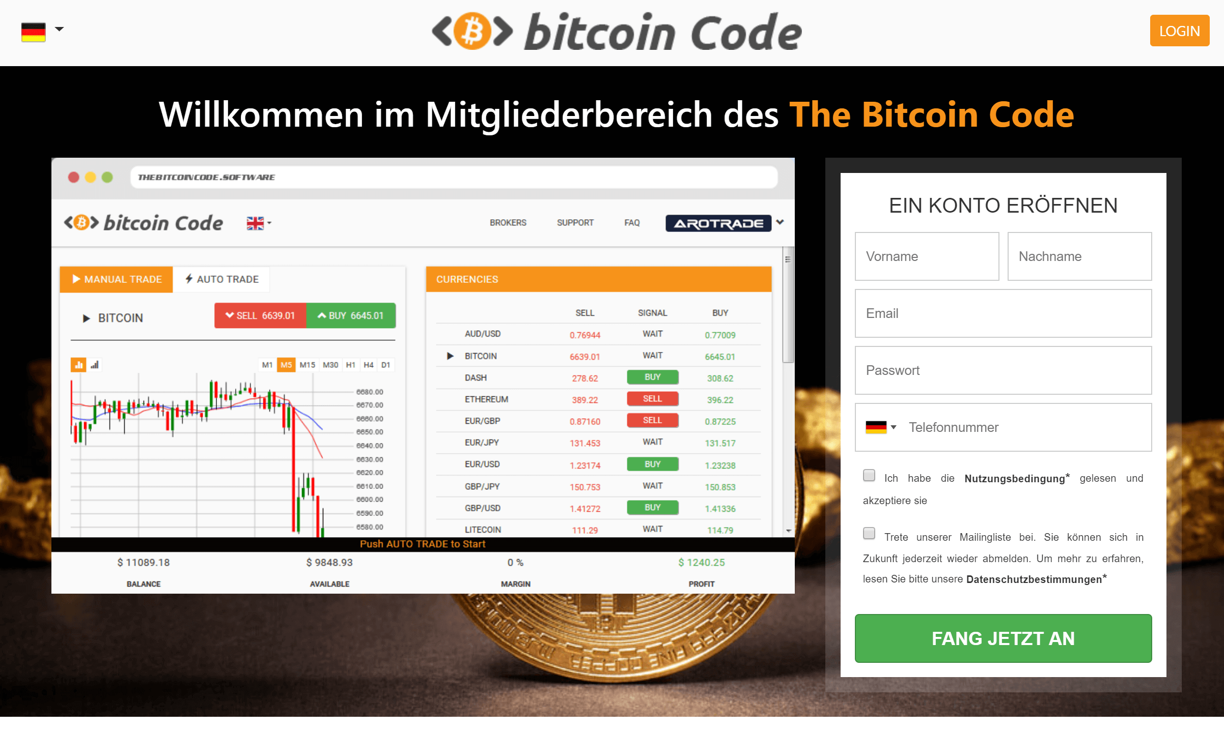 Bitcoin Code Erfahrungen Bei Der Hohle Der Lowen Gesehen - 