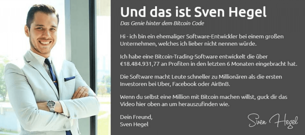 Sven Hegel Bitcoin