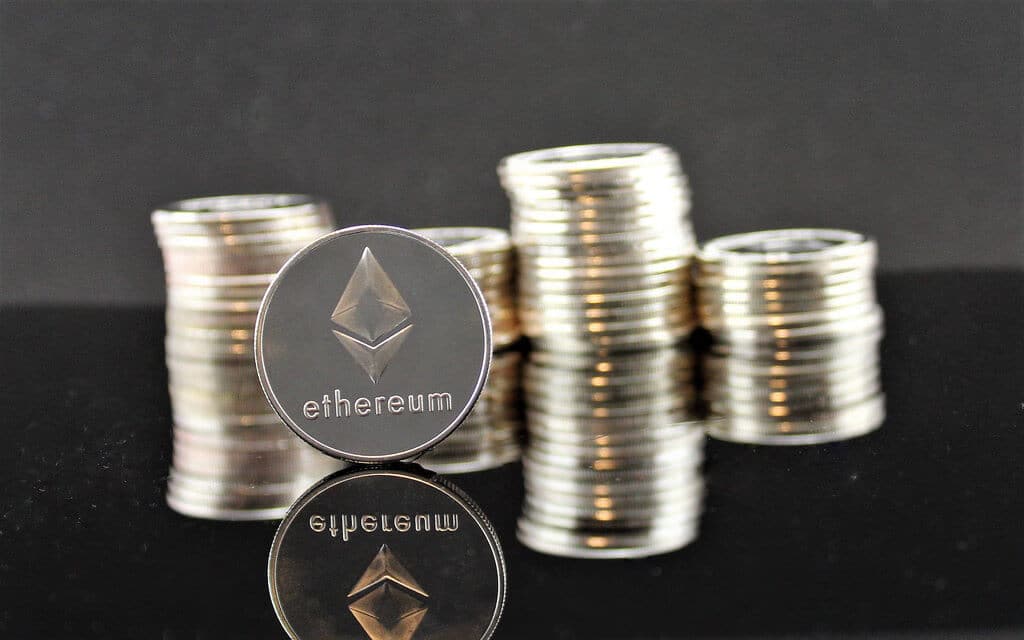 Pile of Crypto Coins, Bitcoin, Cryptocurrency by Crypto360 ethereum investment photo
