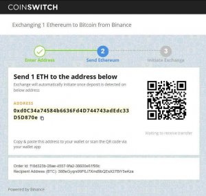 Coinswitch Handeln