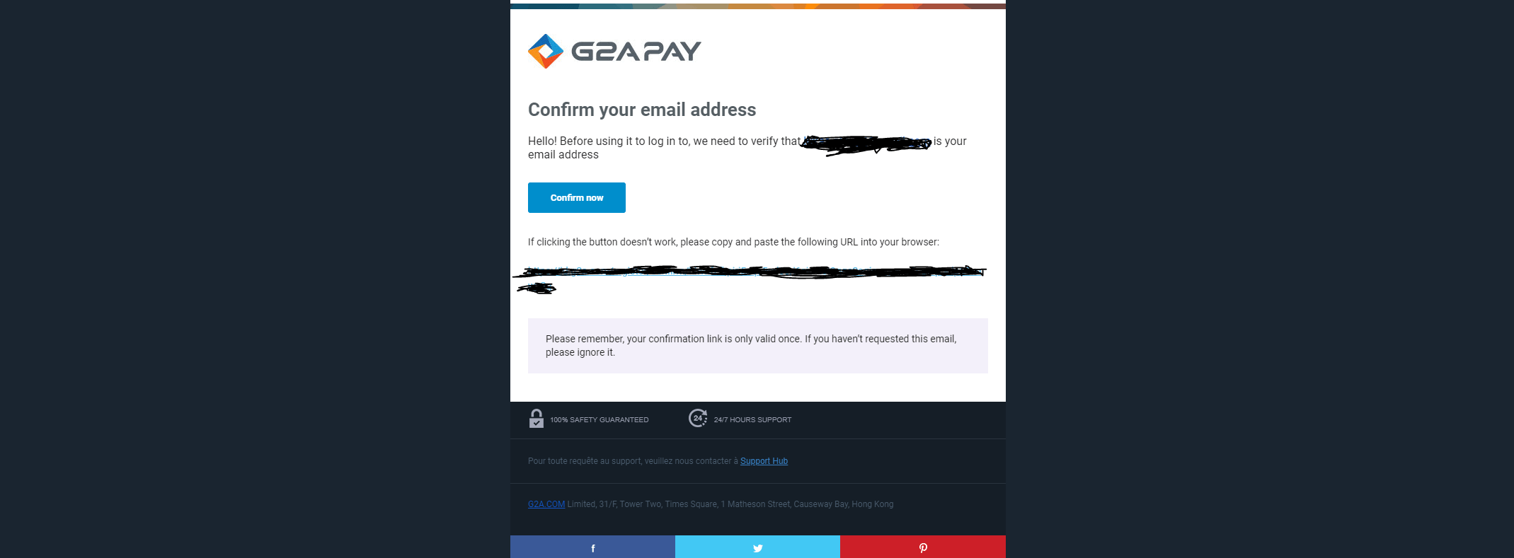 G2A Wallet E-Mail Confirmation