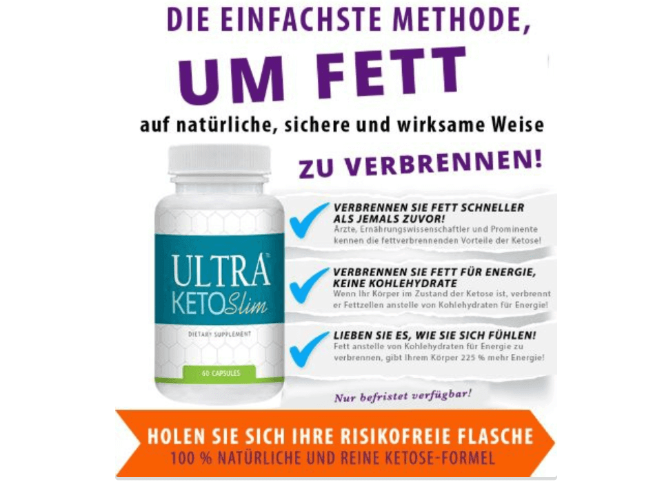 Ultra Keto Slim Erfahrungen der Fatburner im Test 2020