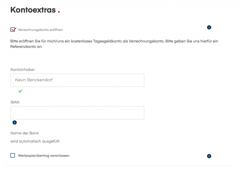 1822direkt Kontoeröffnung