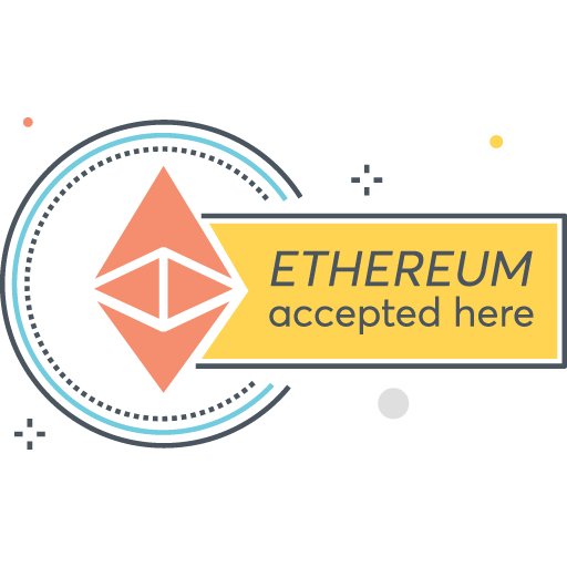 ETHEREUM ACCEPTED HERE