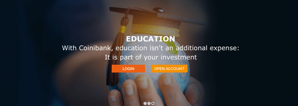 Coinibank Education Header