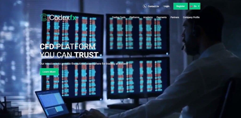 CodexFX Werbung - Header