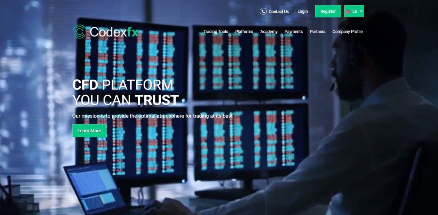 CodexFX Werbung - Header