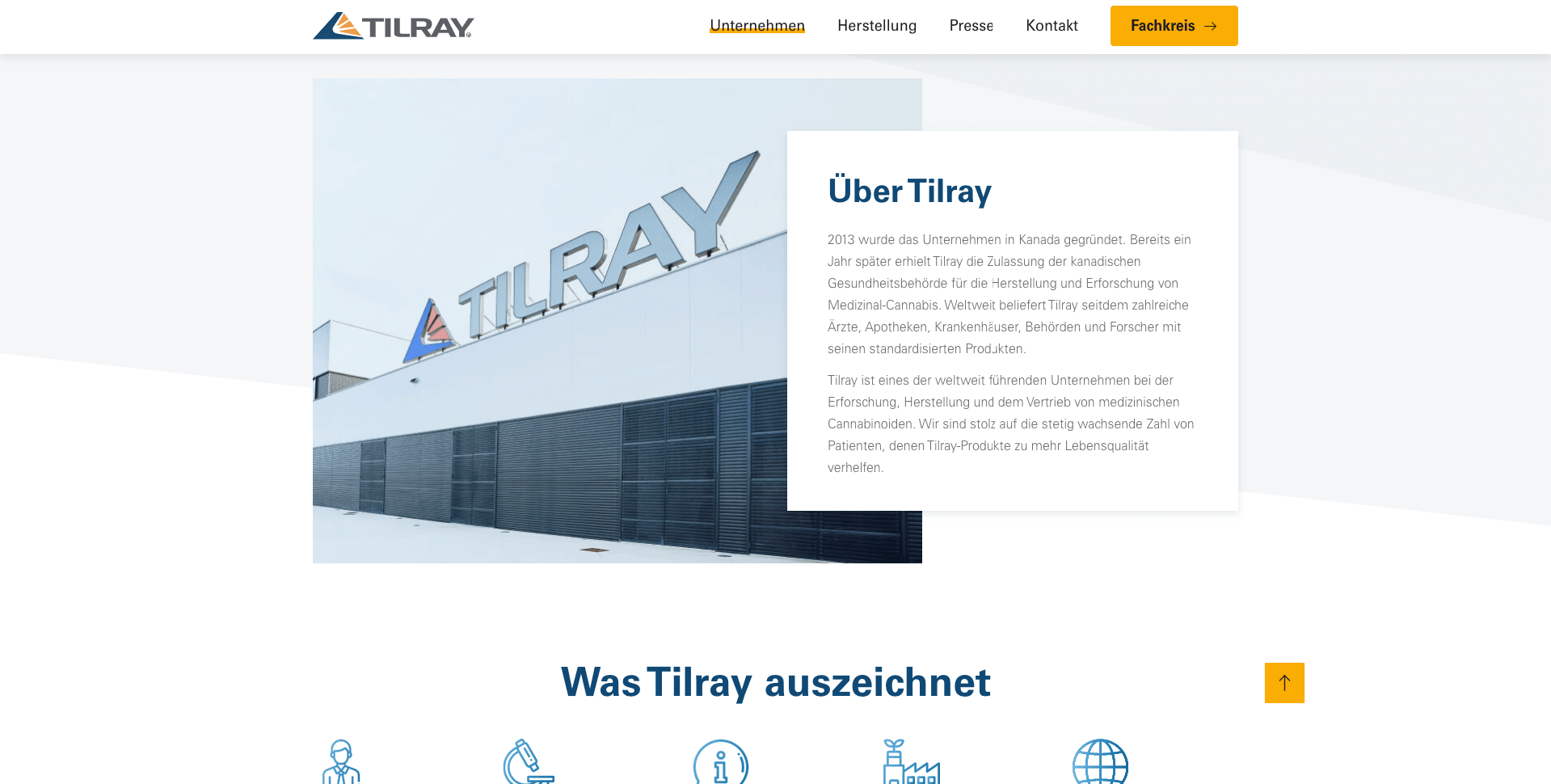 Tilray Über Uns