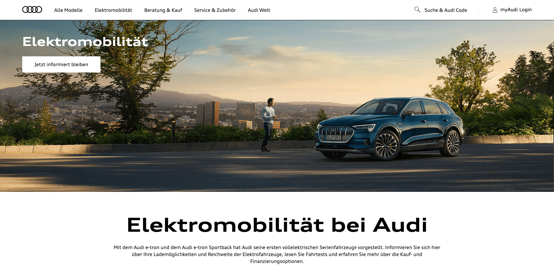 Audi Elektromobilität