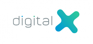 Blockchain Aktien kaufen Digital X Logo