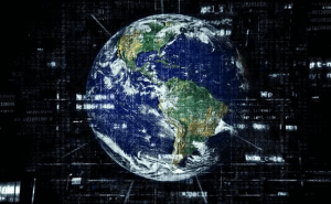 Erde - Weltraum - Internet - Vernetzt - KI