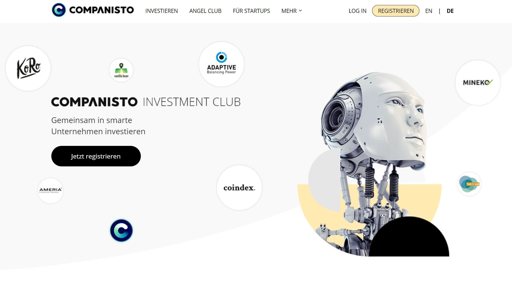Companisto Startseite