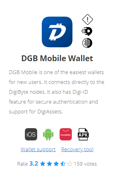 digibyte wallet mobil