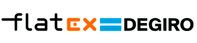 Flatex und Degiro Logos