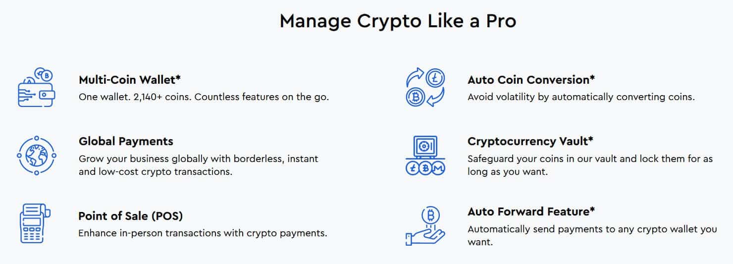 CoinPayments Webseite