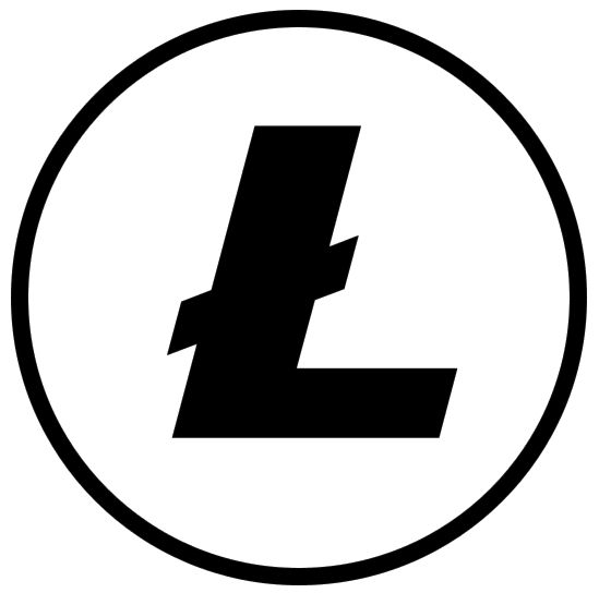 Litecoin Logo Schwarz