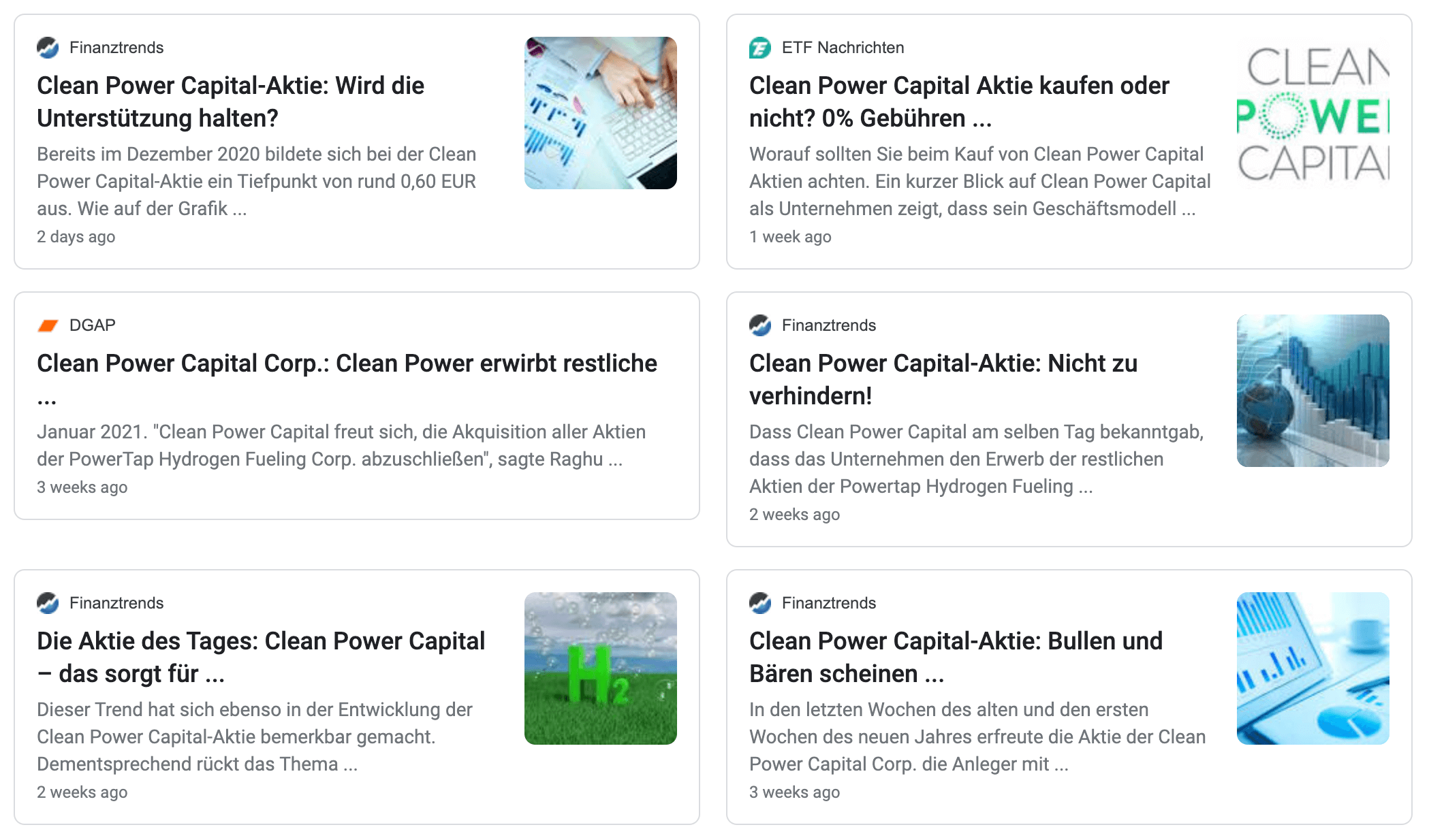 Clean Power Capital News