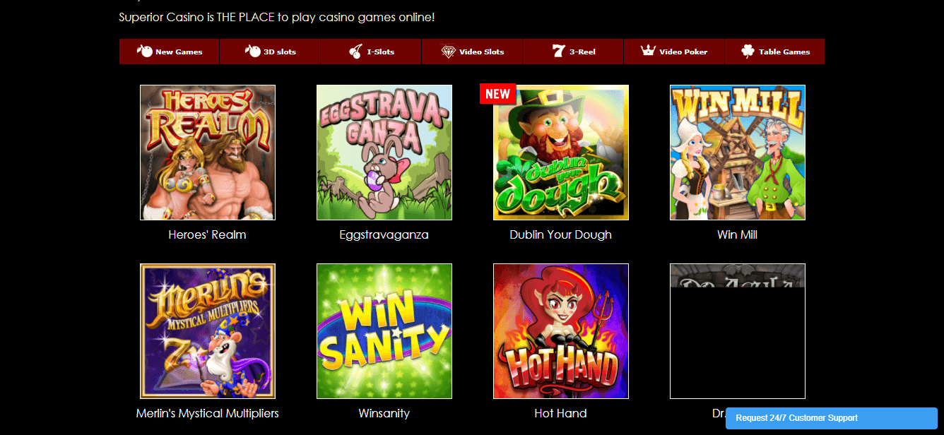 Superior Casino Spiele