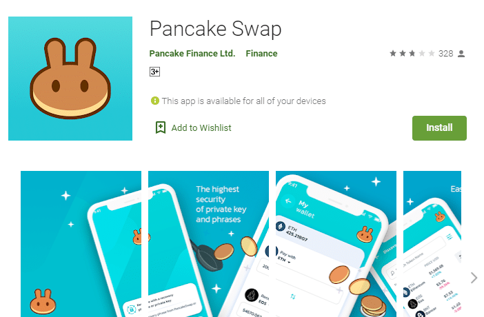 Pancakeswap Mobile App