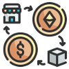Dezentrale Exchanges Icon