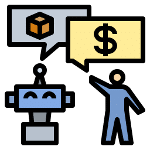 Trading Roboter Icon