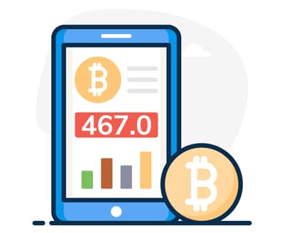 Bitcoin Trader App Bild