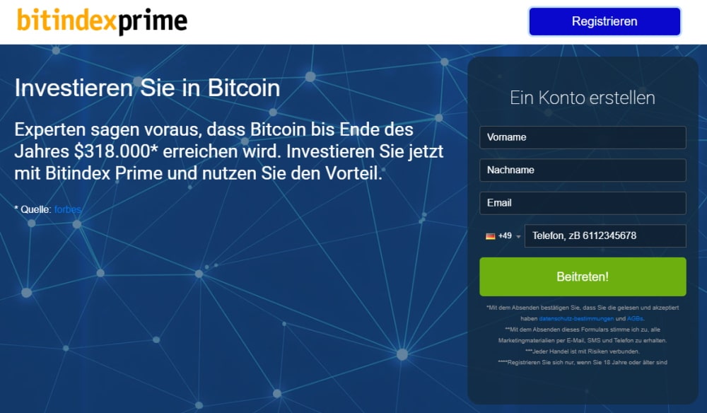 Bitindex Prime Bewertung