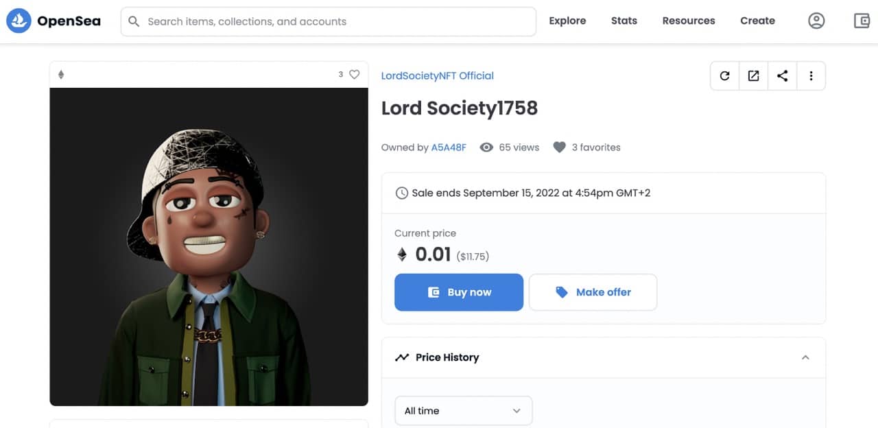 Lord Society bei OpenSea kaufen