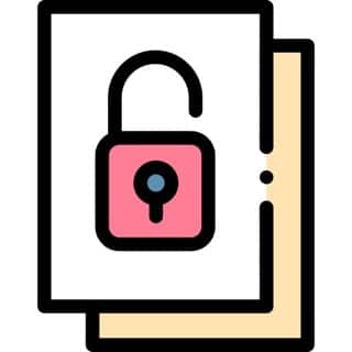 Transparenz und Sicherheit Icon Icon