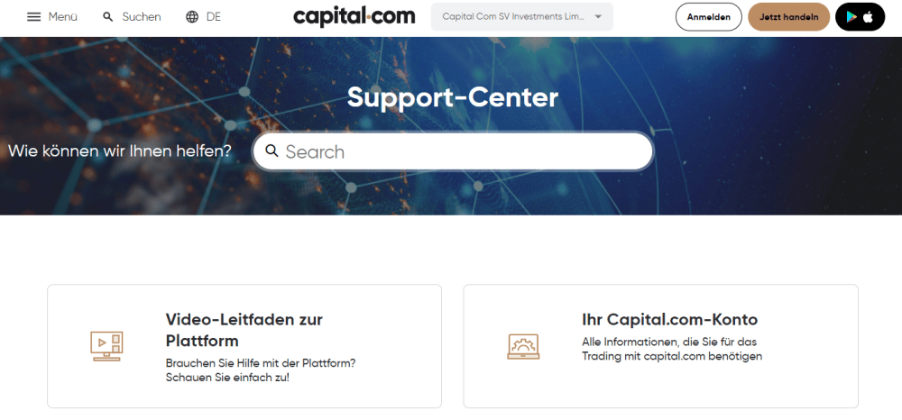 Capital.com Usability