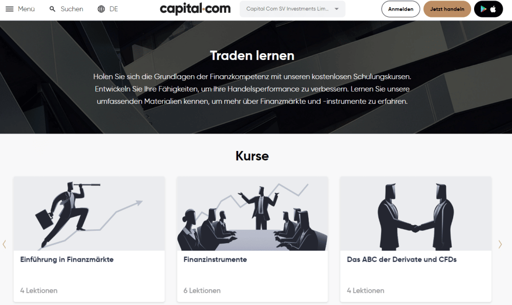 Capital.com Weiterbildung