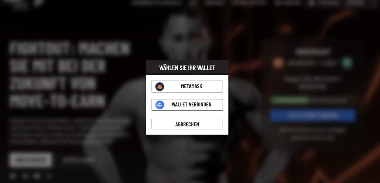 FightOut Connect Wallet