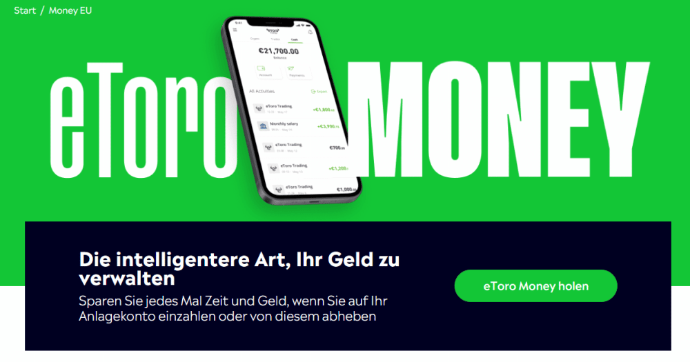 eToro Money App