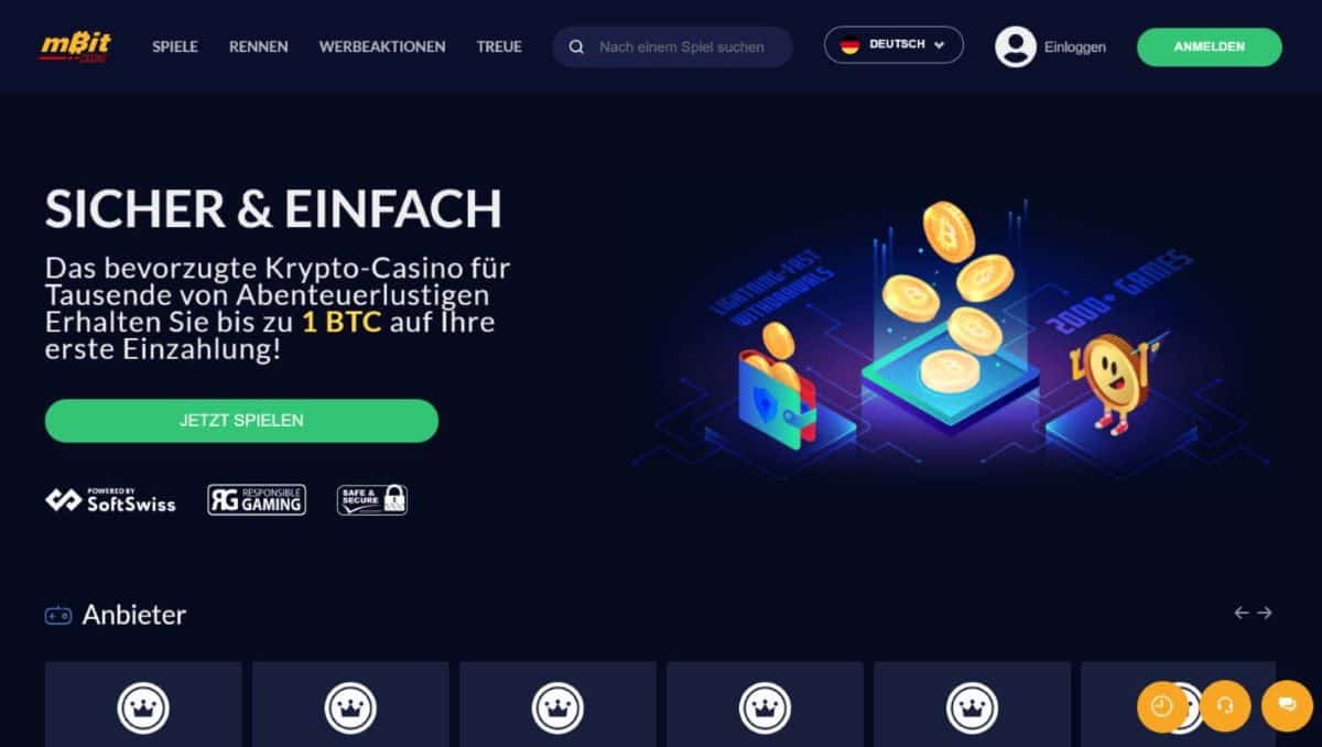 mBit Krypto Casino