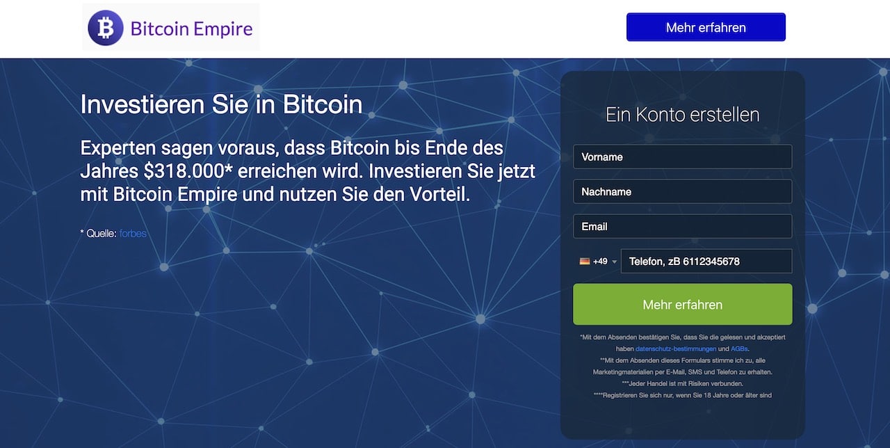 Bitcoin-Empire Startseite