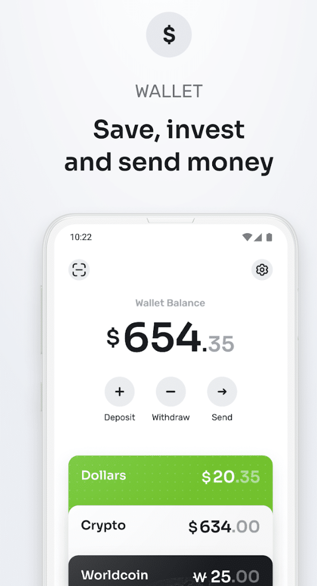 Die World-App als Wallet nutzen