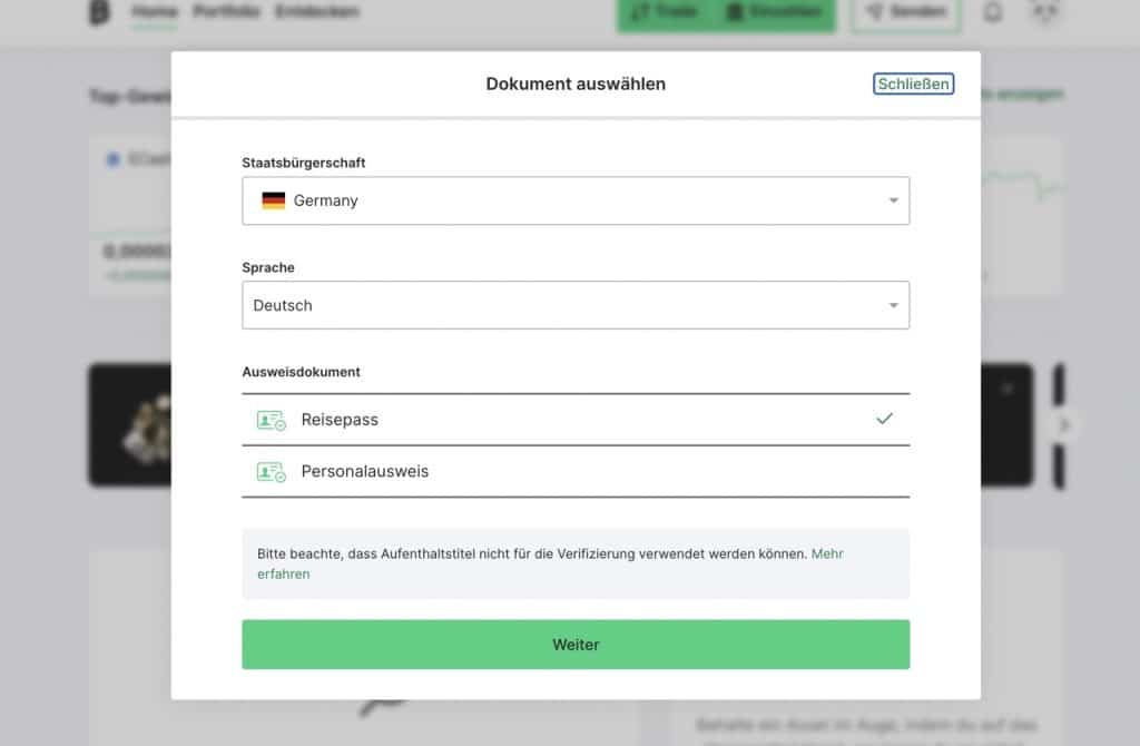 Bitpanda Verifizierung