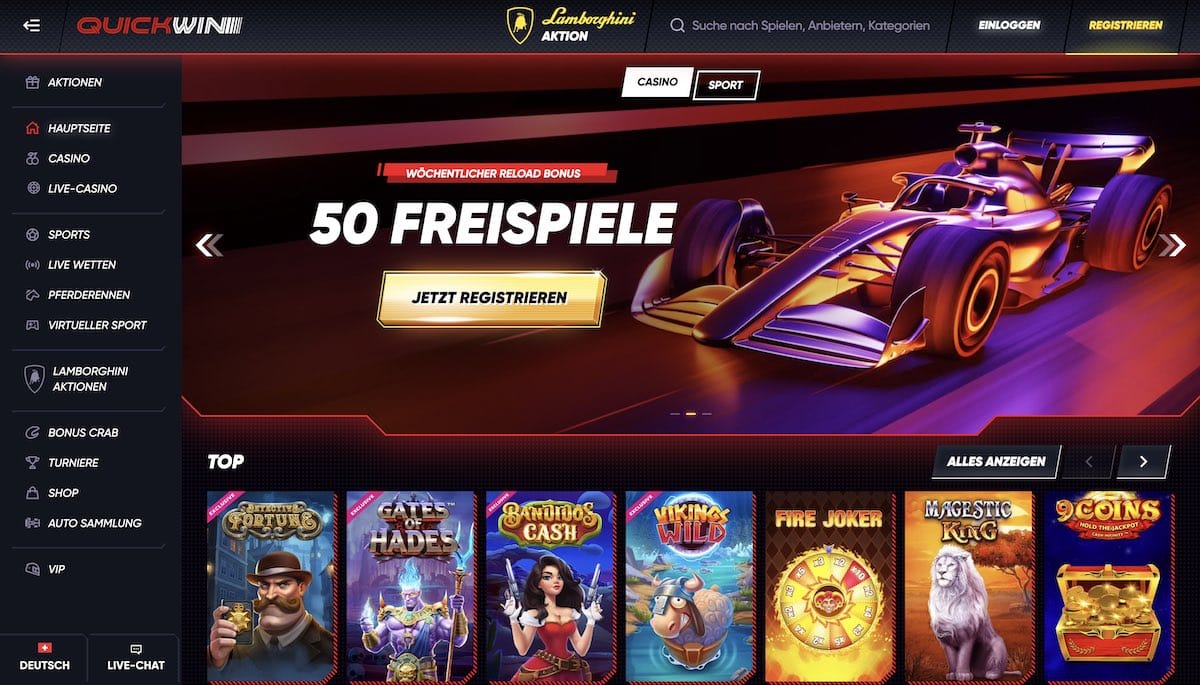 QuickWin Casino ohne Limit