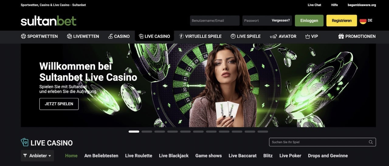 Sultanbet Live Casino
