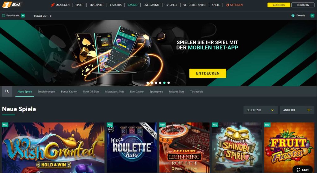 1Bet neues Online Casino