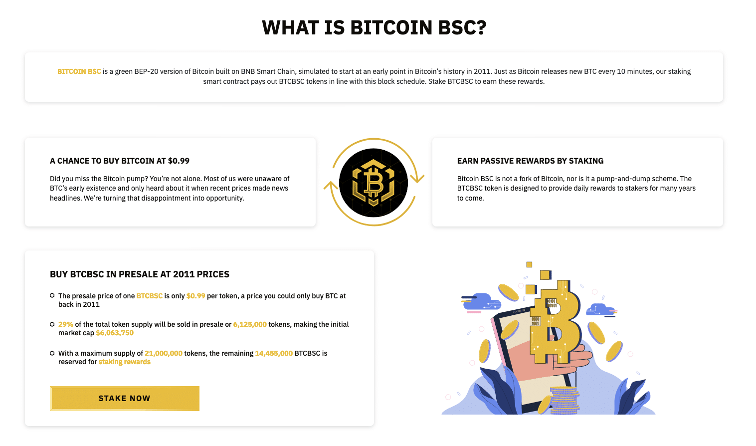 Bitcoin BSC stellt aktuell eine der interessantesten Investitionsmöglichkeiten dar.