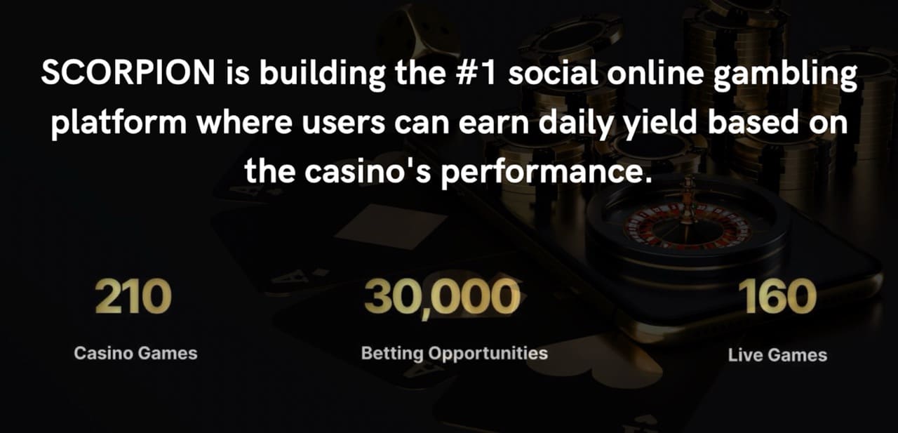Scorpion Casino social gambling platform