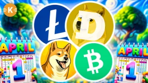 1. April Dogecoin Litecoin Bitcoin Cash