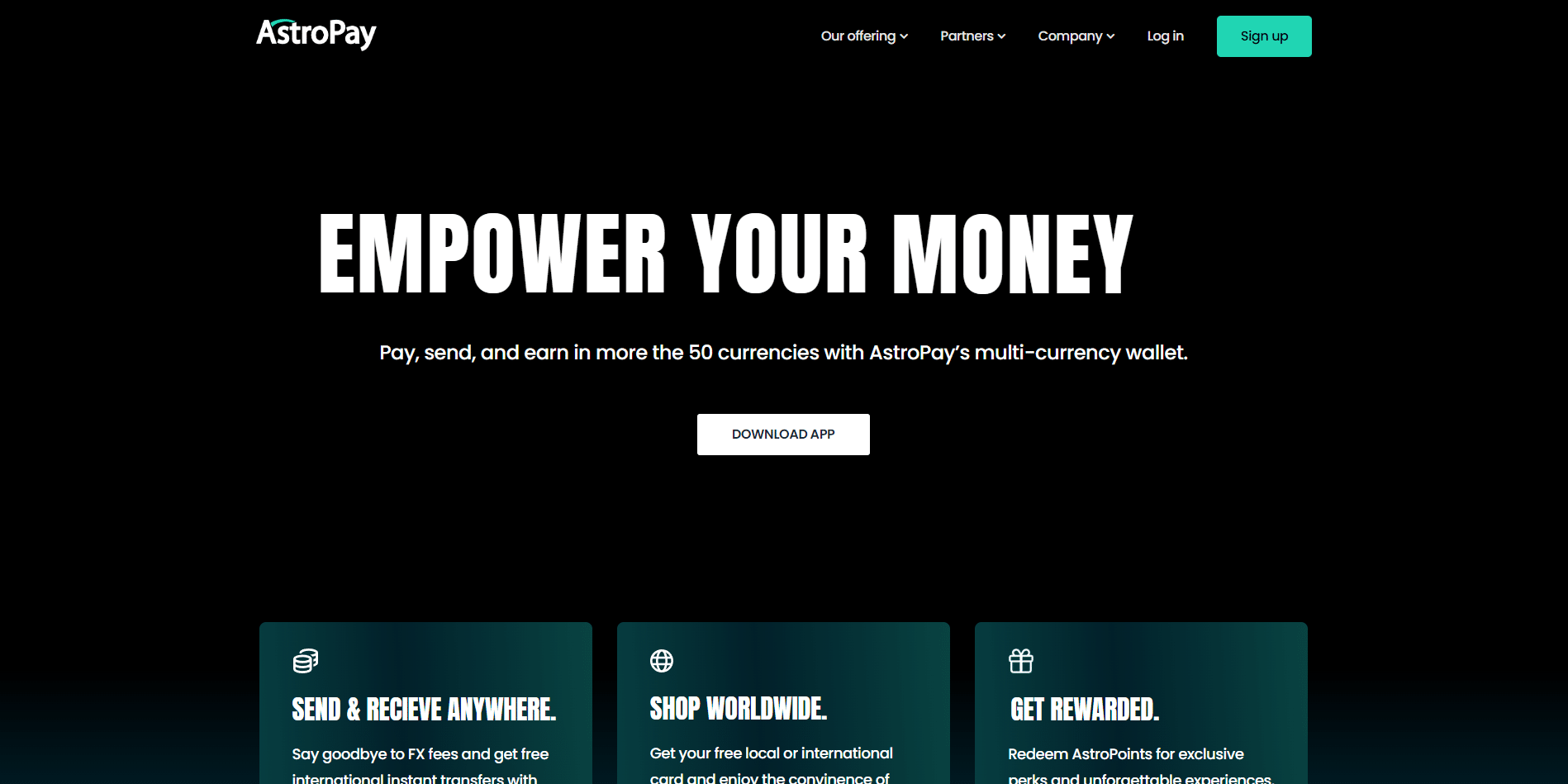 astropay homepage