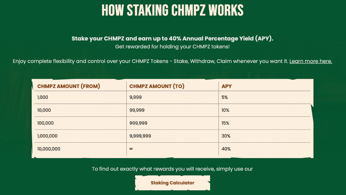 chimpz staking