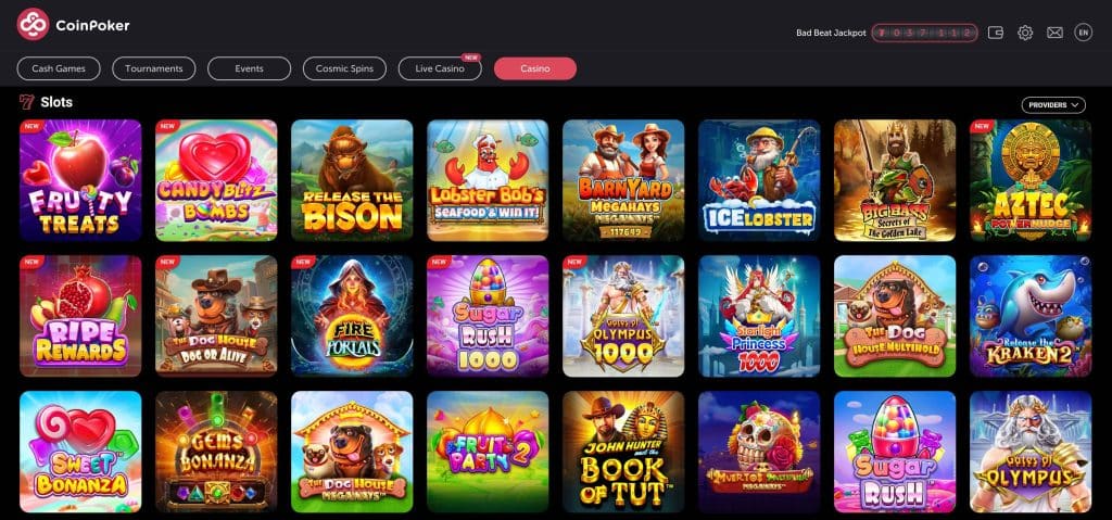 Coinpoker-Casino-Spielautomaten