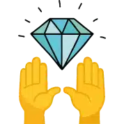 diamond hands logo