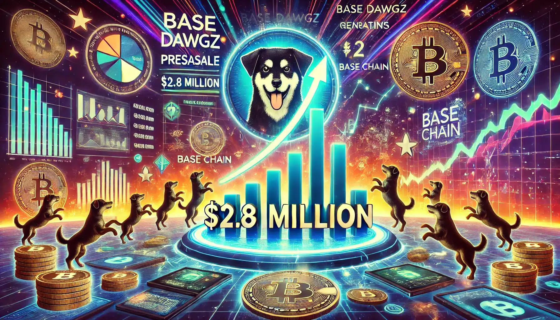 Base Dawgz PreSale generiert 2,8 Millionen US-Dollar, da die Base Chain massiv wächst